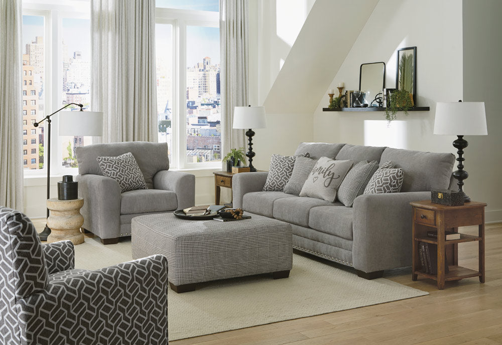 Jackson Furniture - Cutler 4 Piece Living Room Set in Ash - 3478-03-02-01-10-ASH