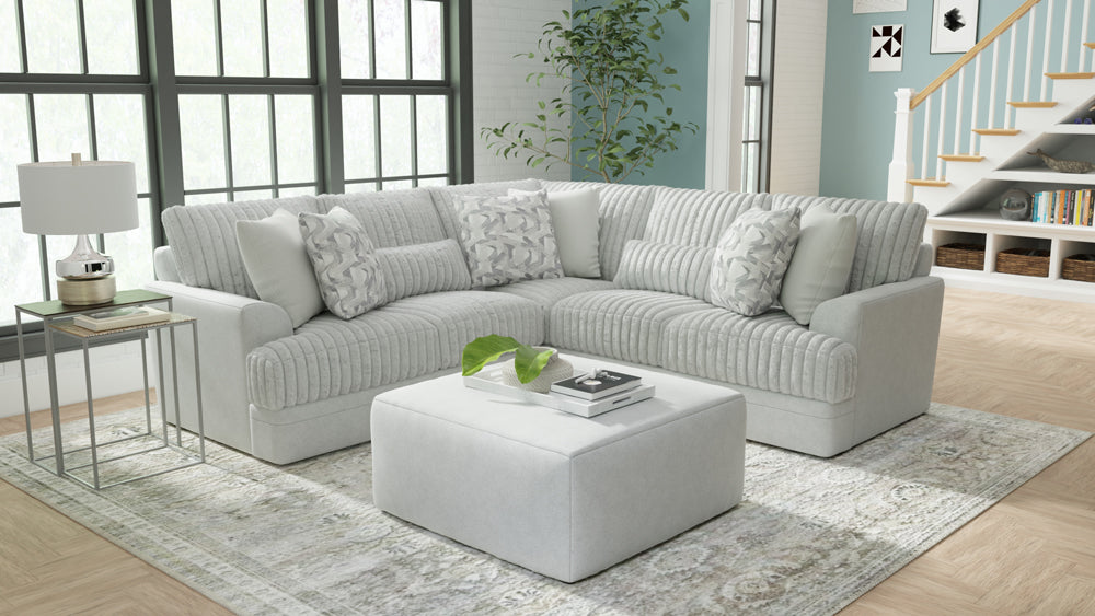 Jackson Furniture - Titan 4 Piece Sectional Sofa in Moonstruck - 3480-62-59-72-28-MOON - GreatFurnitureDeal