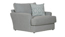 Jackson Furniture - Howell Chair 1/2 with Ottoman in Seafoam/Spa - 3482-01-10- SEAFOAM - GreatFurnitureDeal
