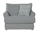 Jackson Furniture - Howell Chair 1/2 with Ottoman in Seafoam/Spa - 3482-01-10- SEAFOAM - GreatFurnitureDeal