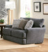 Jackson Furniture - Howell 3 Piece Living Room Set in Night/Graphite - 3482-03-02-01- GRAPHITE - GreatFurnitureDeal