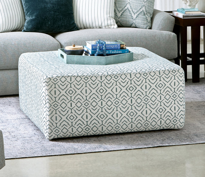 Jackson Furniture - Howell Cocktail Ottoman in Cloud - 3482-12-CLOUD