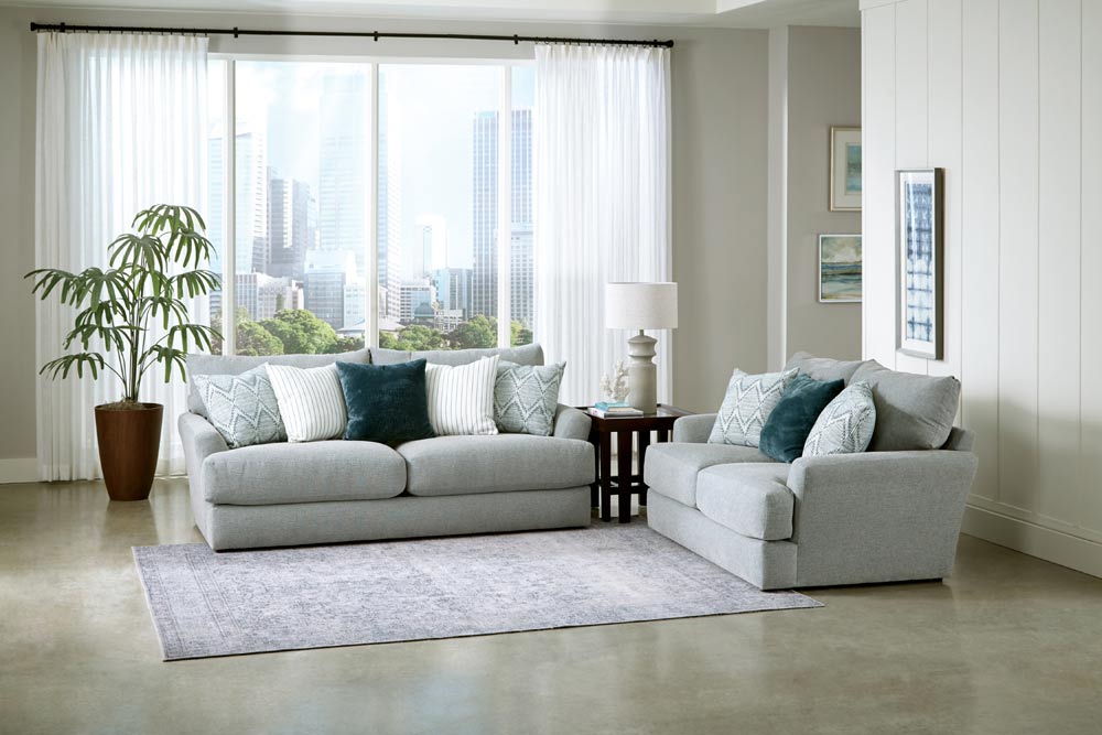 Jackson Furniture - Howell Sofa in Seafoam/Spa - 3482-03- SEAFOAM