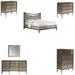 ART Furniture - Cove 6 Piece California King Upholstered Bedroom Set in Mica - 349127-141-2743-6SET - GreatFurnitureDeal