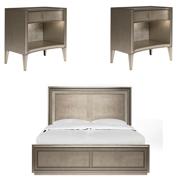 ART Furniture - Cove 3 Piece California King Panel Storage Bedroom Set in Mica - 349137-140-2743-3SET - GreatFurnitureDeal