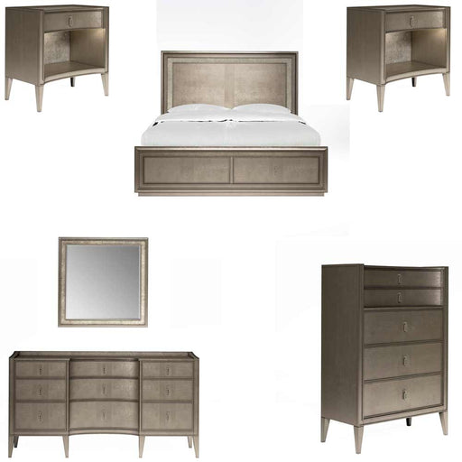 ART Furniture - Cove 6 Piece Queen Panel Storage Bedroom Set in Mica - 349135-140-2743-6SET - GreatFurnitureDeal