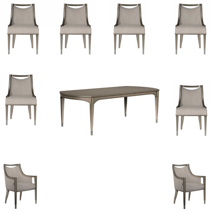 ART Furniture - Cove 9 Piece Dining Room Set in Mica - 349220-2743-9SET - GreatFurnitureDeal