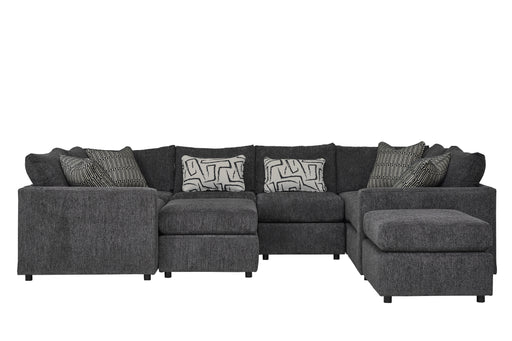 Southern Home Furnishings - Ripple Sectional in Midnight - 3500-11L 15 19KP 03 19KP 15 11R 03 Ripple-MTO - GreatFurnitureDeal