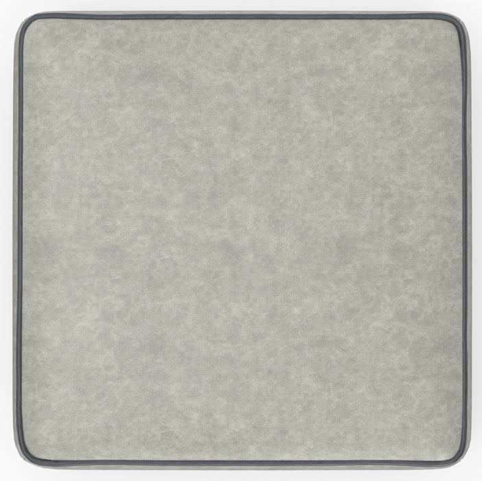 Catnapper - Nico Castered Cocktail Ottoman in Twilight/Silver - 350-12-SILVER - GreatFurnitureDeal