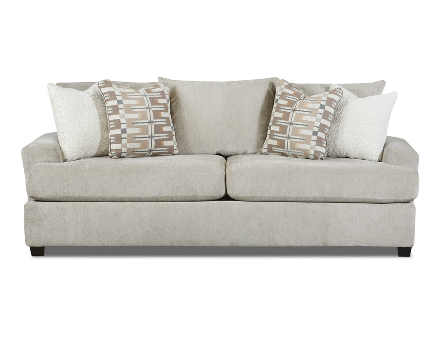 Southern Home Furnishings - Nolte Sofa in Taupe - 3502-00 Nolte Pebble Sofa - GreatFurnitureDeal