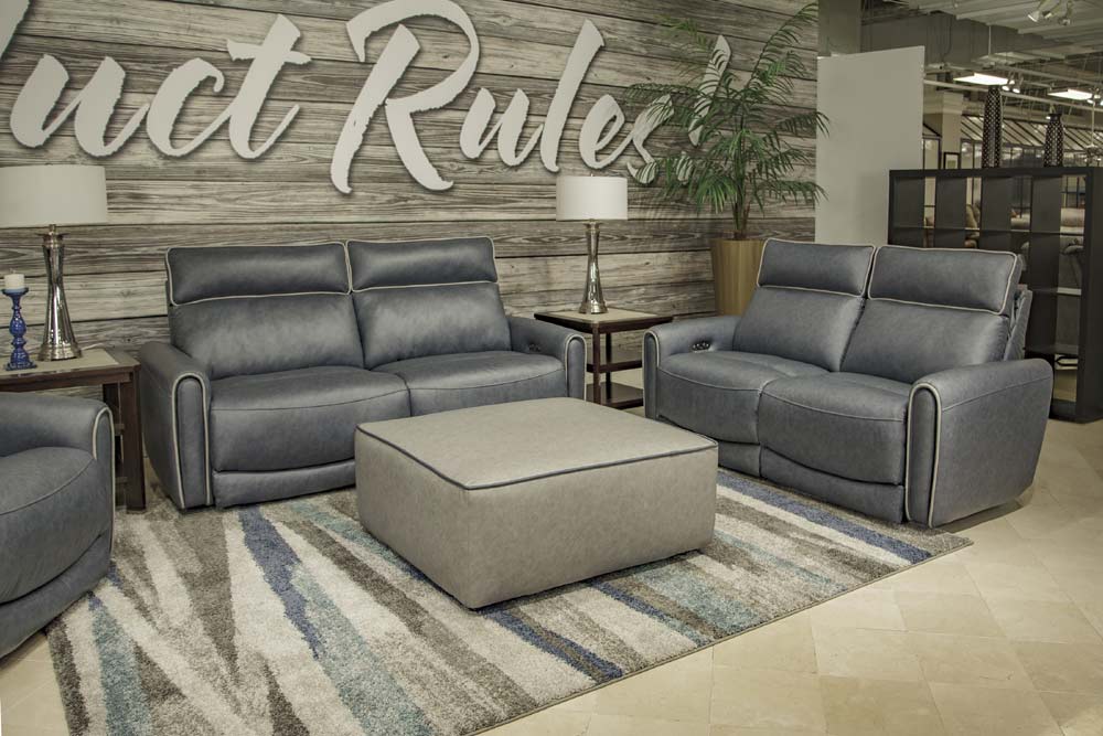 Catnapper - Nico 3 Piece Power Reclining Living Room Set in Twilight/Silver - 63501-02-00-SILVER - GreatFurnitureDeal