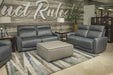 Catnapper - Nico 3 Piece Power Reclining Living Room Set in Twilight/Silver - 63501-02-00-SILVER - GreatFurnitureDeal