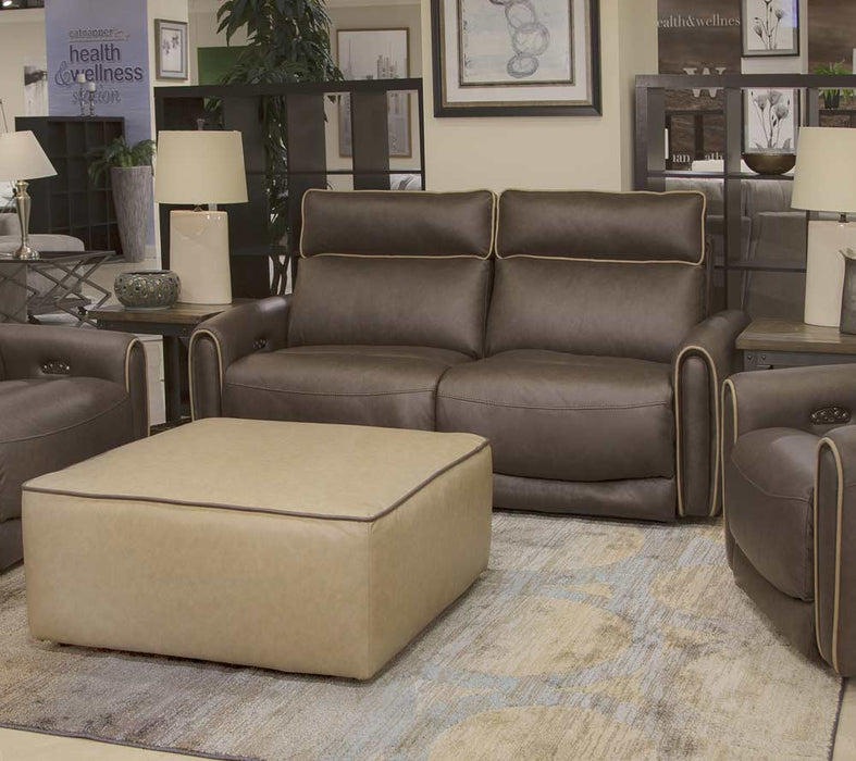 Catnapper - Nico Power Headrest Reclining Loveseat in Walnut - 63502-WALNUT - GreatFurnitureDeal