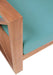Meridian Furniture - Anguilla 83" Blue Water Resistant Fabric Upholsetered Outdoor Patio Sofa - 352SeaBlue-S - GreatFurnitureDeal