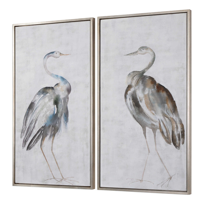 Uttermost - Summer Birds Framed Art S/2 - 35353 - GreatFurnitureDeal