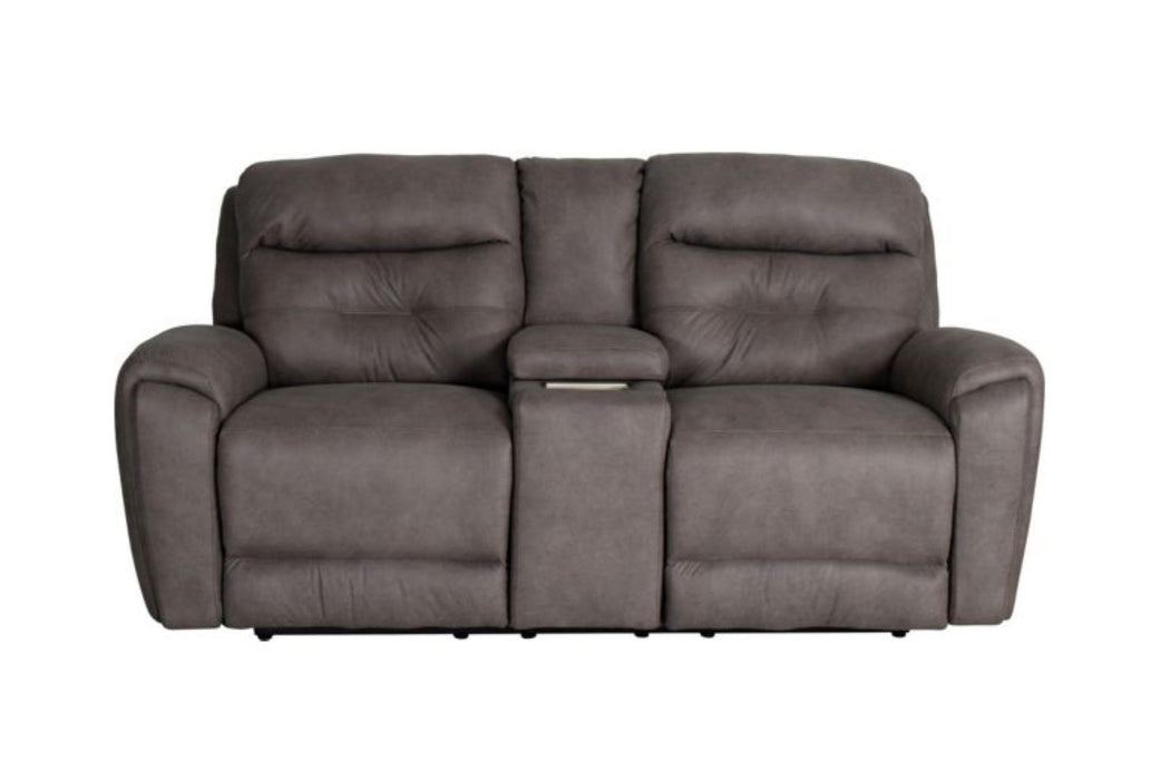 Southern Motion - Point Break Triple Power Loveseat W/ Console, Hidden Cupholders - 356-86P-MTO - GreatFurnitureDeal