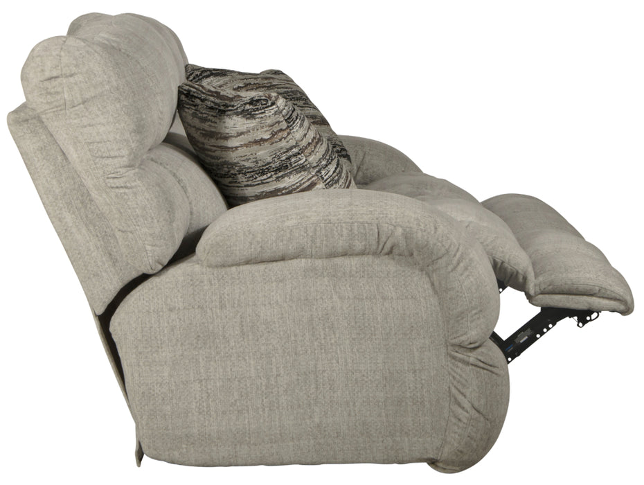 Catnapper - Ashland Power Lay Flat Recliner in Buff/Zebra - 63590-7-ZEBRA - GreatFurnitureDeal