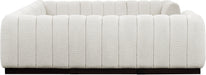 Meridian Furniture - Quinn 133" Chenille Fabric Upholstered 8 Piece Modular Sectional - 124Cream-Sec8C - GreatFurnitureDeal