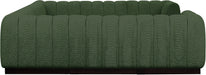 Meridian Furniture - Quinn 133" Chenille Fabric Upholstered 8 Piece Modular Sectional - 124Green-Sec8C - GreatFurnitureDeal