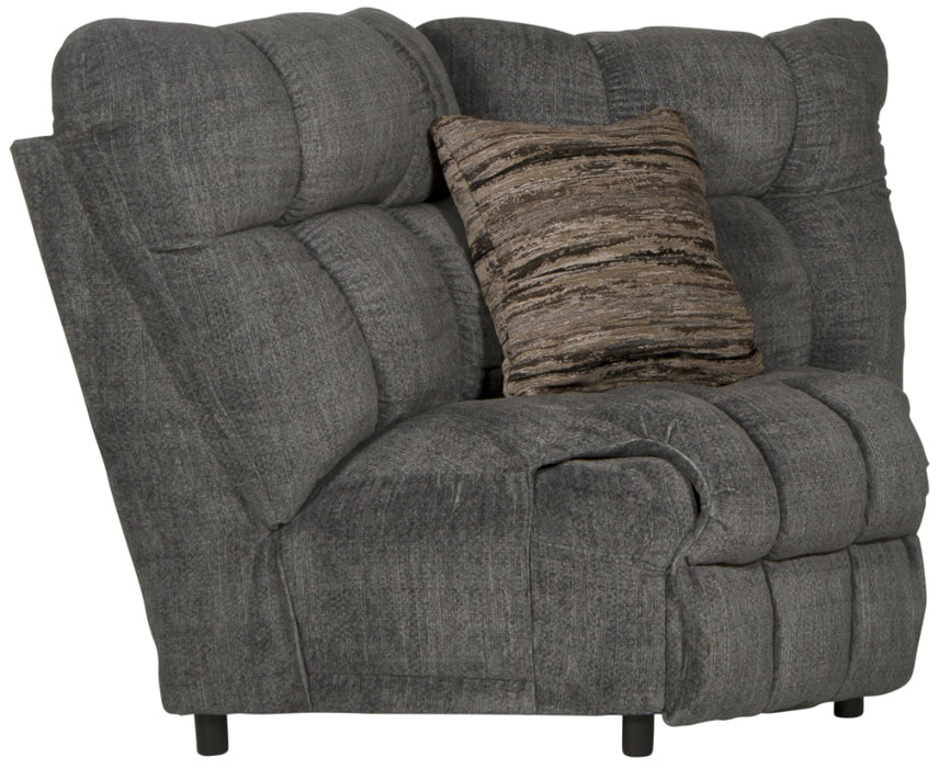 Catnapper - Ashland 3 Piece Lay Flat Reclining Sectional in Granite/Night - 3591-98-599-NIGHT - GreatFurnitureDeal