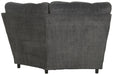 Catnapper - Ashland 3 Piece Lay Flat Reclining Sectional in Granite/Night - 3591-98-599-NIGHT - GreatFurnitureDeal