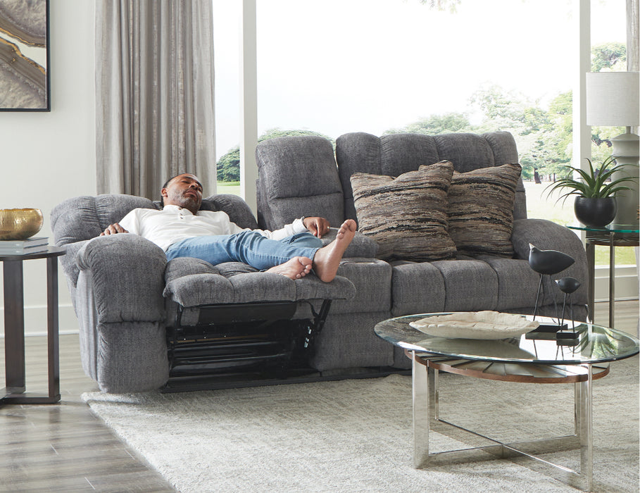 Catnapper - Ashland 2 Piece Reclining Sofa Set in Granite/Night - 3591-99-NIGHT