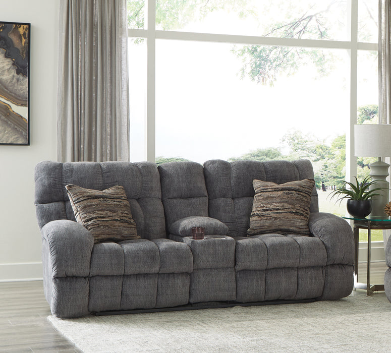 Catnapper - Ashland 2 Piece Power Reclining Sofa Set in Granite/Night - 63591-99-NIGHT - GreatFurnitureDeal