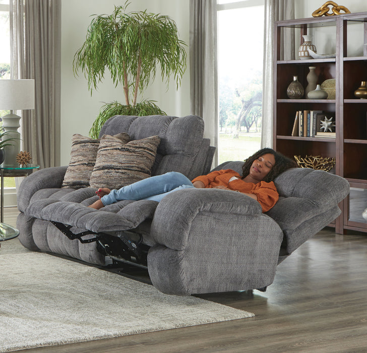 Catnapper - Ashland Lay Flat Reclining Sofa in Granite/Night - 3591-NIGHT - GreatFurnitureDeal