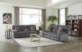 Catnapper - Ashland Power Lay Flat Reclining Sofa in Granite/Night - 63591-NIGHT - GreatFurnitureDeal
