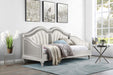 Coaster Furniture - Evangeline Upholstered Twin Daybed in Silver Oak - 360121 - GreatFurnitureDeal