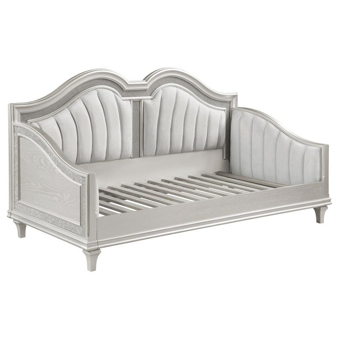 Coaster Furniture - Evangeline Upholstered Twin Daybed in Silver Oak - 360121 - GreatFurnitureDeal