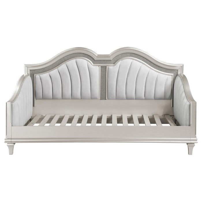 Coaster Furniture - Evangeline Upholstered Twin Daybed in Silver Oak - 360121 - GreatFurnitureDeal