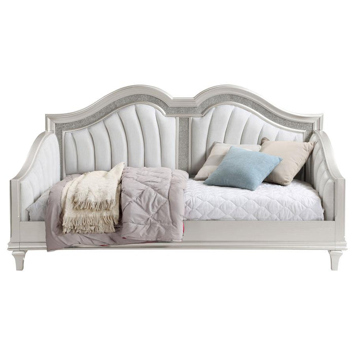Coaster Furniture - Evangeline Upholstered Twin Daybed in Silver Oak - 360121 - GreatFurnitureDeal