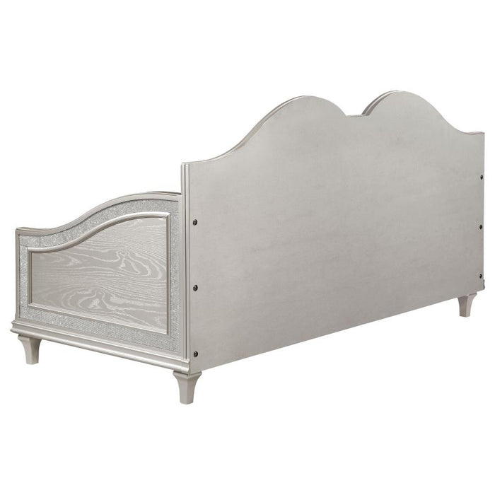 Coaster Furniture - Evangeline Upholstered Twin Daybed in Silver Oak - 360121 - GreatFurnitureDeal