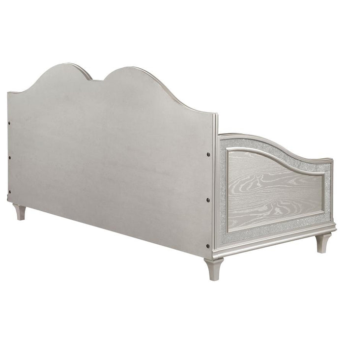 Coaster Furniture - Evangeline Upholstered Twin Daybed in Silver Oak - 360121 - GreatFurnitureDeal