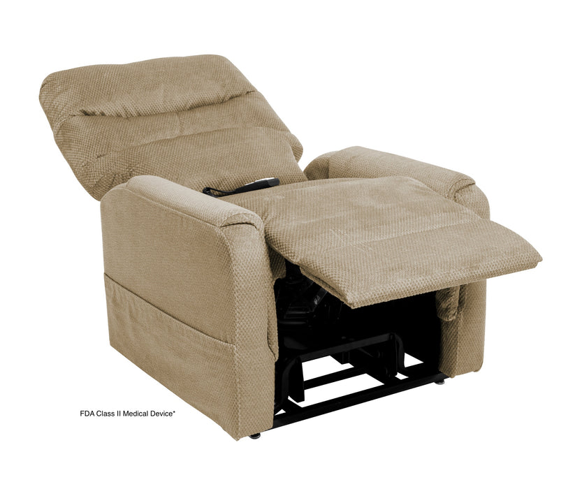 Southern Motion - Spice Trio Invigorate Layflat Lift Recliner with Heat and Massage in Stone - 3601 HM Spice Stone