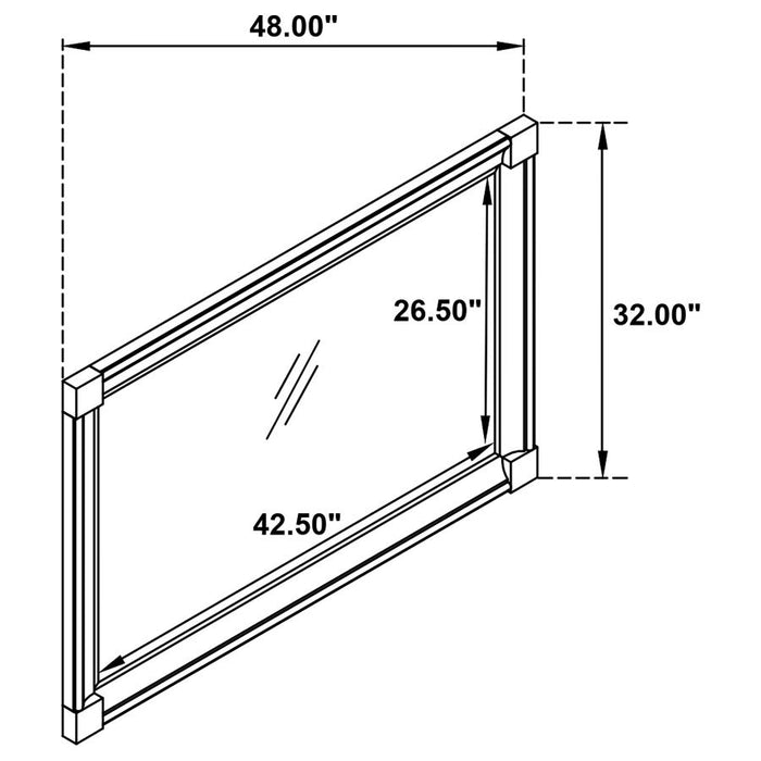 Coaster Furniture - Devon 5-Piece King Bedroom Set Wine Red and Dark Oak - 360341KE-S5 - GreatFurnitureDeal