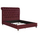 Coaster Furniture - Devon 5-Piece King Bedroom Set Wine Red and Dark Oak - 360341KE-S5 - GreatFurnitureDeal