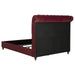 Coaster Furniture - Devon 5-Piece King Bedroom Set Wine Red and Dark Oak - 360341KE-S5 - GreatFurnitureDeal