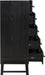 Meridian Furniture - Kaya Black Oak Veneer And Vegan Leather Handle Chest - 360Black-CH - GreatFurnitureDeal