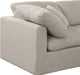 Meridian Furniture - Indulge 140" Linen Textured Fabric Upholstered 8 Piece Modular Sectional - 141Beige-Sec8A - GreatFurnitureDeal