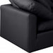 Meridian Furniture - Indulge 140" Vegan Leather Upholstered 8 Piece Modular Sectional - 146Black-Sec8A - GreatFurnitureDeal