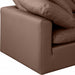 Meridian Furniture - Indulge 140" Vegan Leather Upholstered 8 Piece Modular Sectional - 146Brown-Sec8A - GreatFurnitureDeal