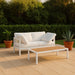 Meridian Furniture - Nizuc 60" White Water Resistant Fabric Upholstered 2pc. Outdoor Patio Loveseat - 375White-S60A - GreatFurnitureDeal