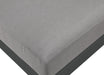 Meridian Furniture - Nizuc 120" Grey Water Resistant Fabric Upholstered 6pc. Outdoor Patio Sectional - 376Grey-Sec6A - GreatFurnitureDeal
