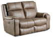 Southern Motion - Contour Double Reclining Loveseat in Vintage - 381-21 - GreatFurnitureDeal