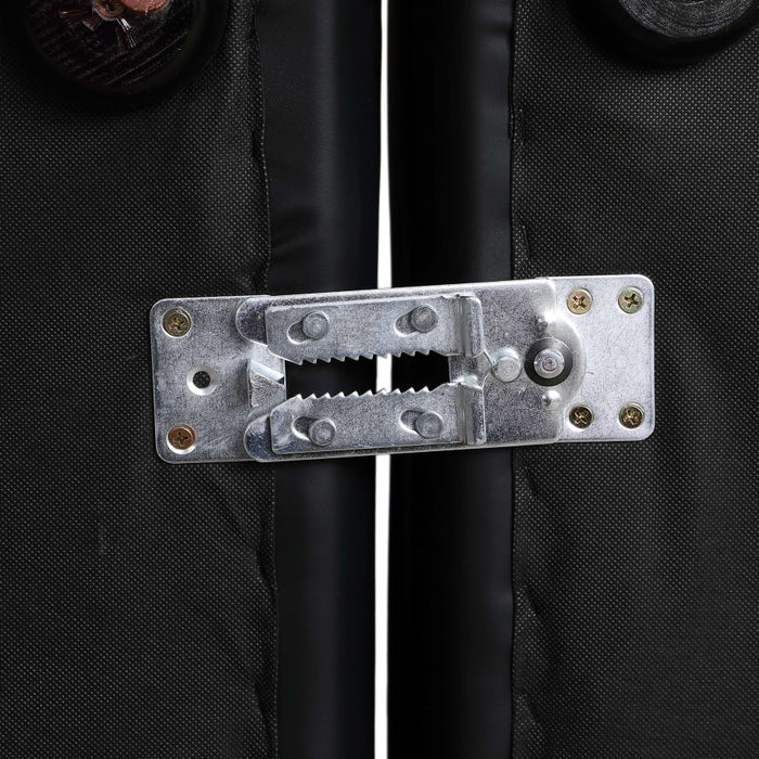 Meridian Furniture - Cube 144" Vegan Leather Upholstered 4 Piece Armless Modular Sofa - 668Black-S144A - GreatFurnitureDeal