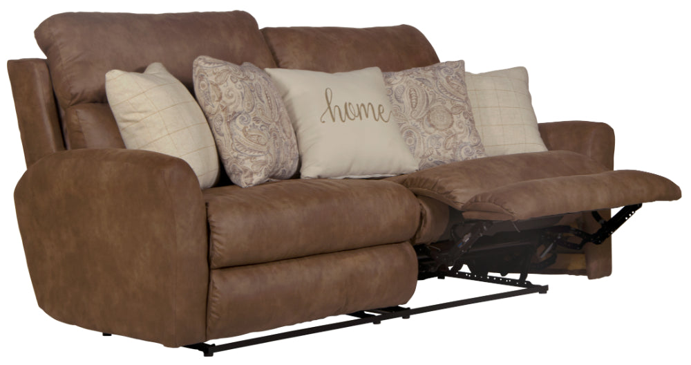 Catnapper - Justine 2 Piece Reclining Sofa Set in Burlap/Wheat - 3881-82-WHEAT - GreatFurnitureDeal