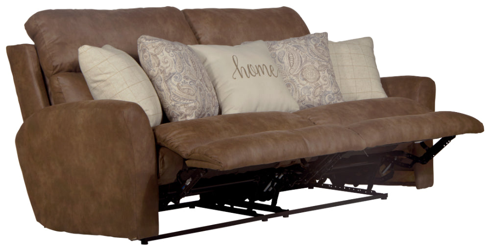 Catnapper - Justine 4 Piece Reclining Living Room Set in Burlap/Wheat - 3881-82-80-12-WHEAT