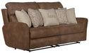 Catnapper - Justine 4 Piece Reclining Living Room Set in Burlap/Wheat - 3881-82-80-12-WHEAT - GreatFurnitureDeal